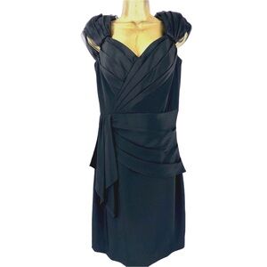 Kay Unger Black Mini Dress